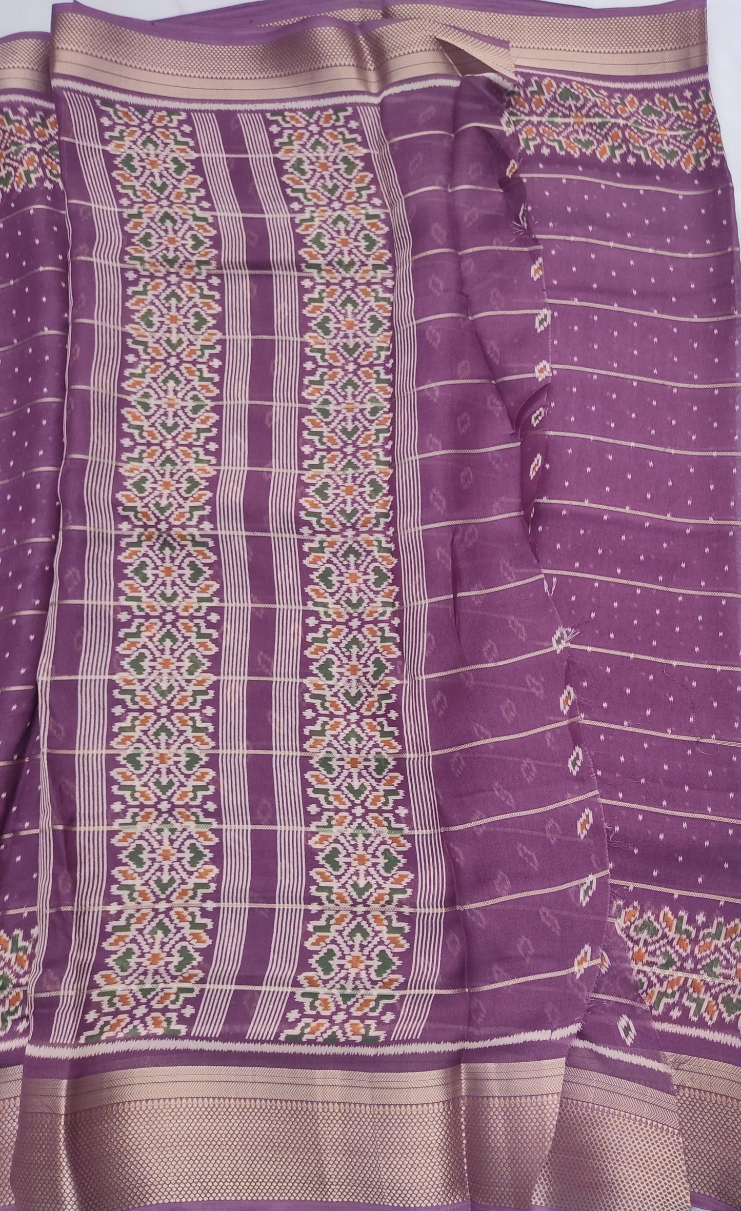 Synthetic printed saree