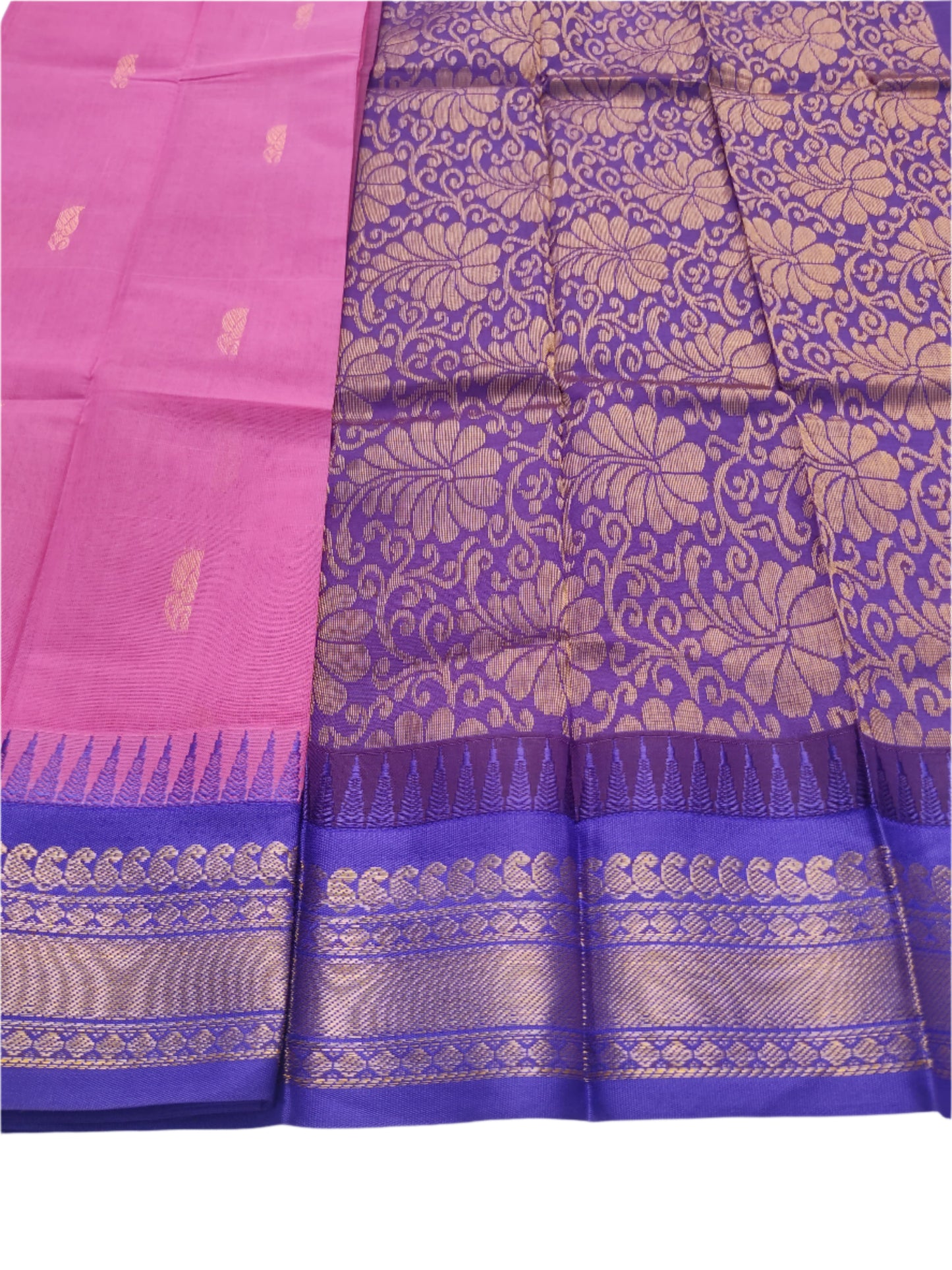 Gadwal Cotton Saree (no blouse)