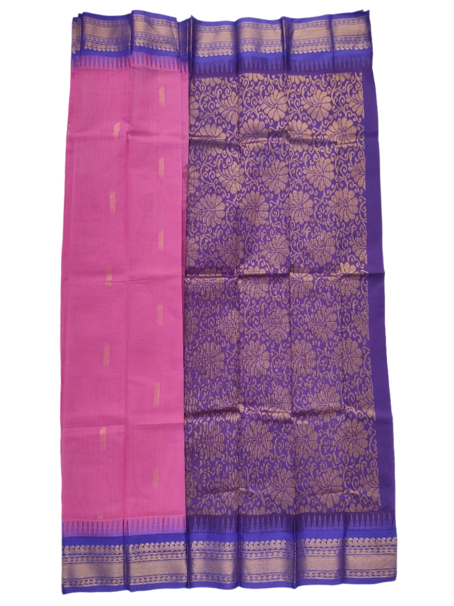 Gadwal Cotton Saree (no blouse)