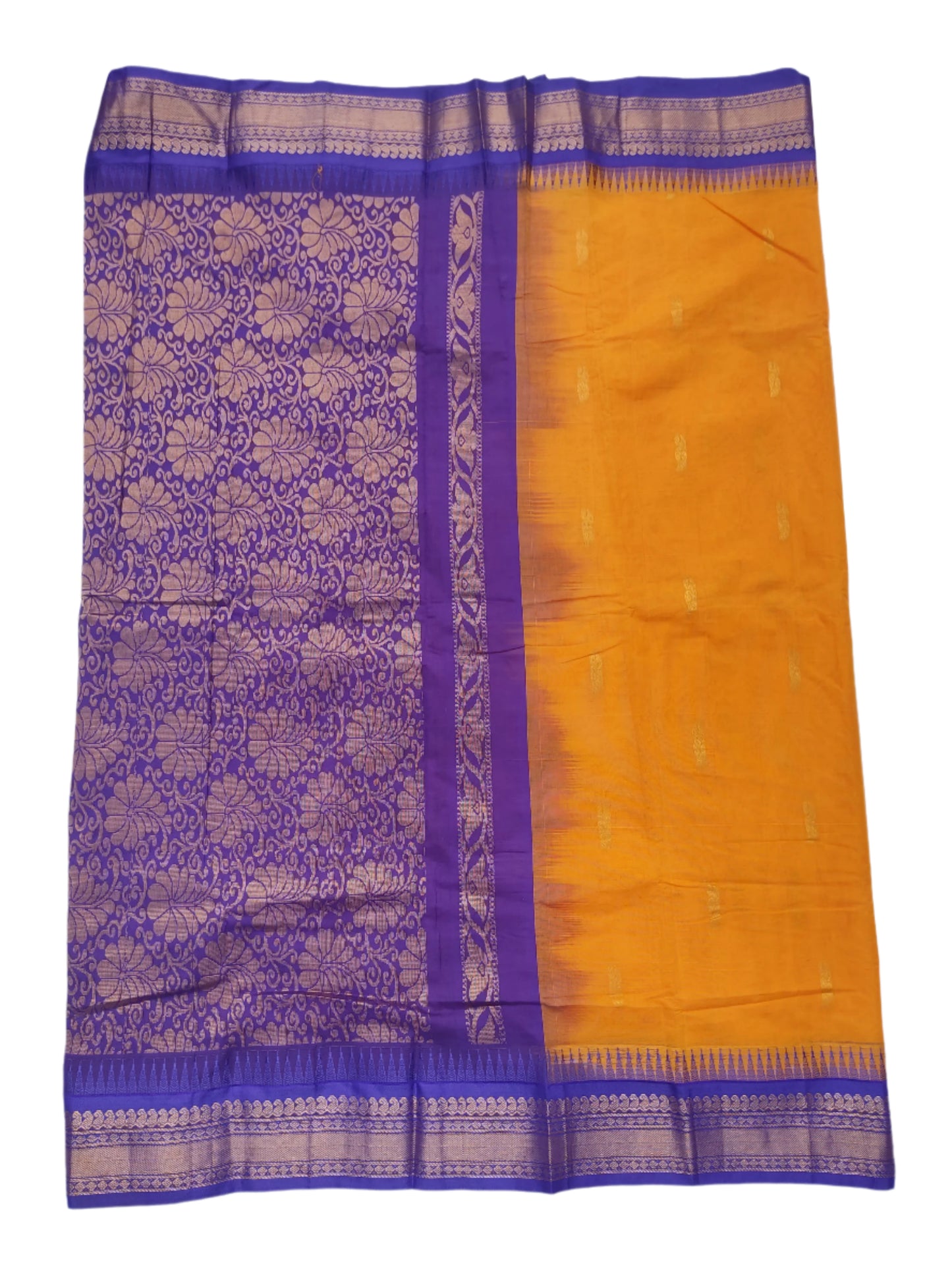 Gadwal Cotton Saree (no blouse)
