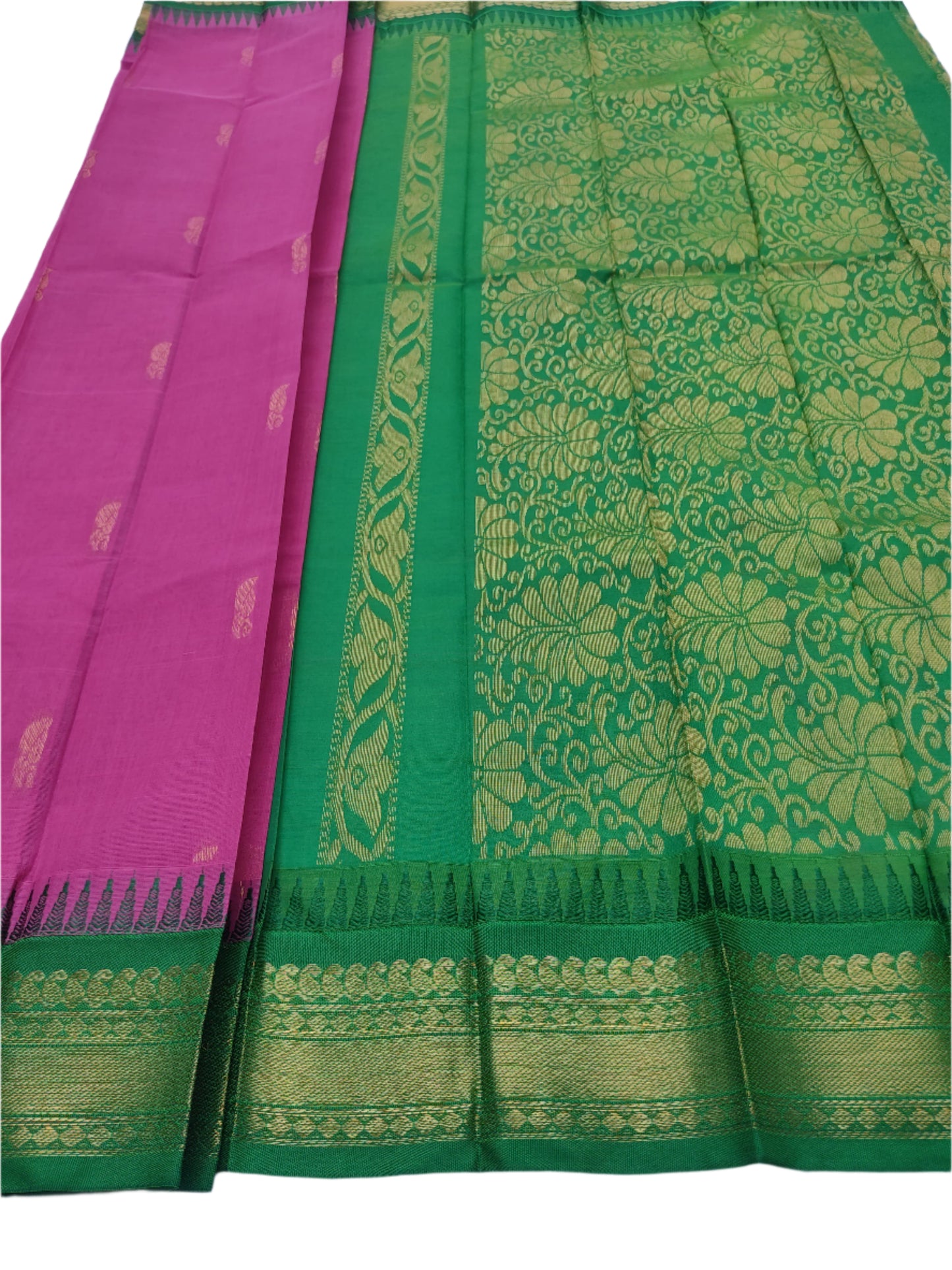 Gadwal Cotton Saree (no blouse)