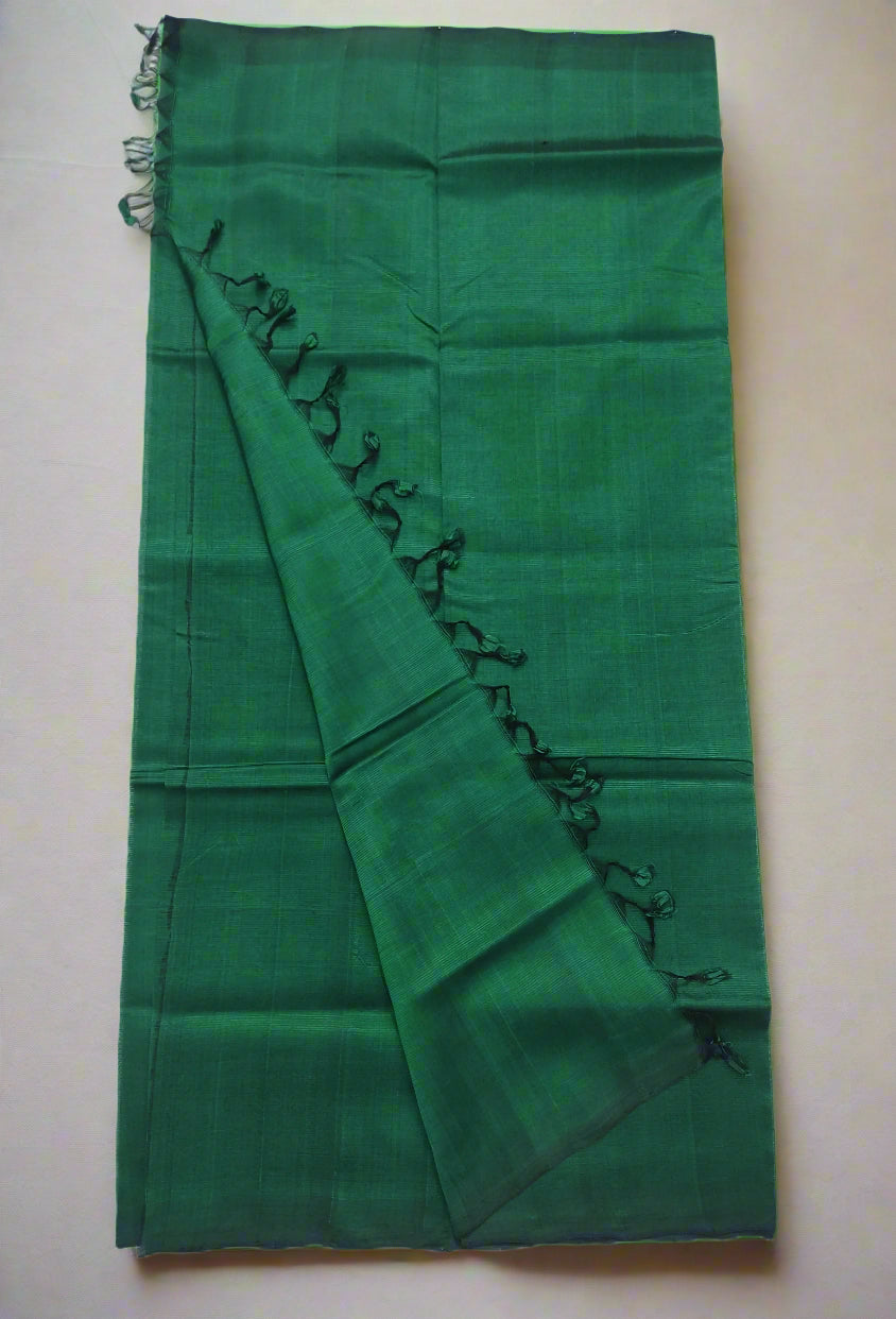 Mangalagiri pattu plain silk saree