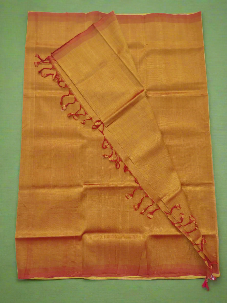 Mangalagiri pattu plain silk saree