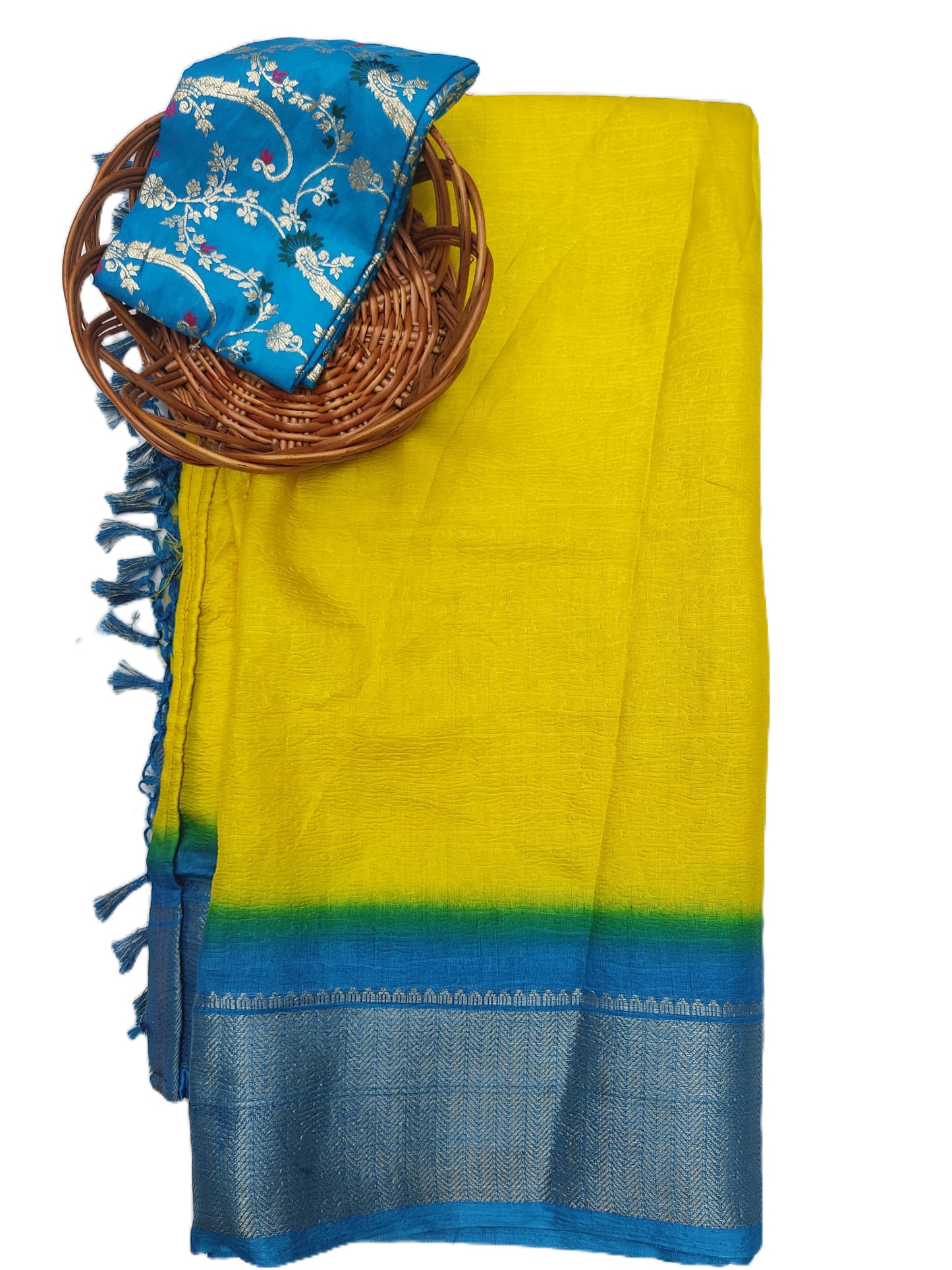 Plain Fancy Saree