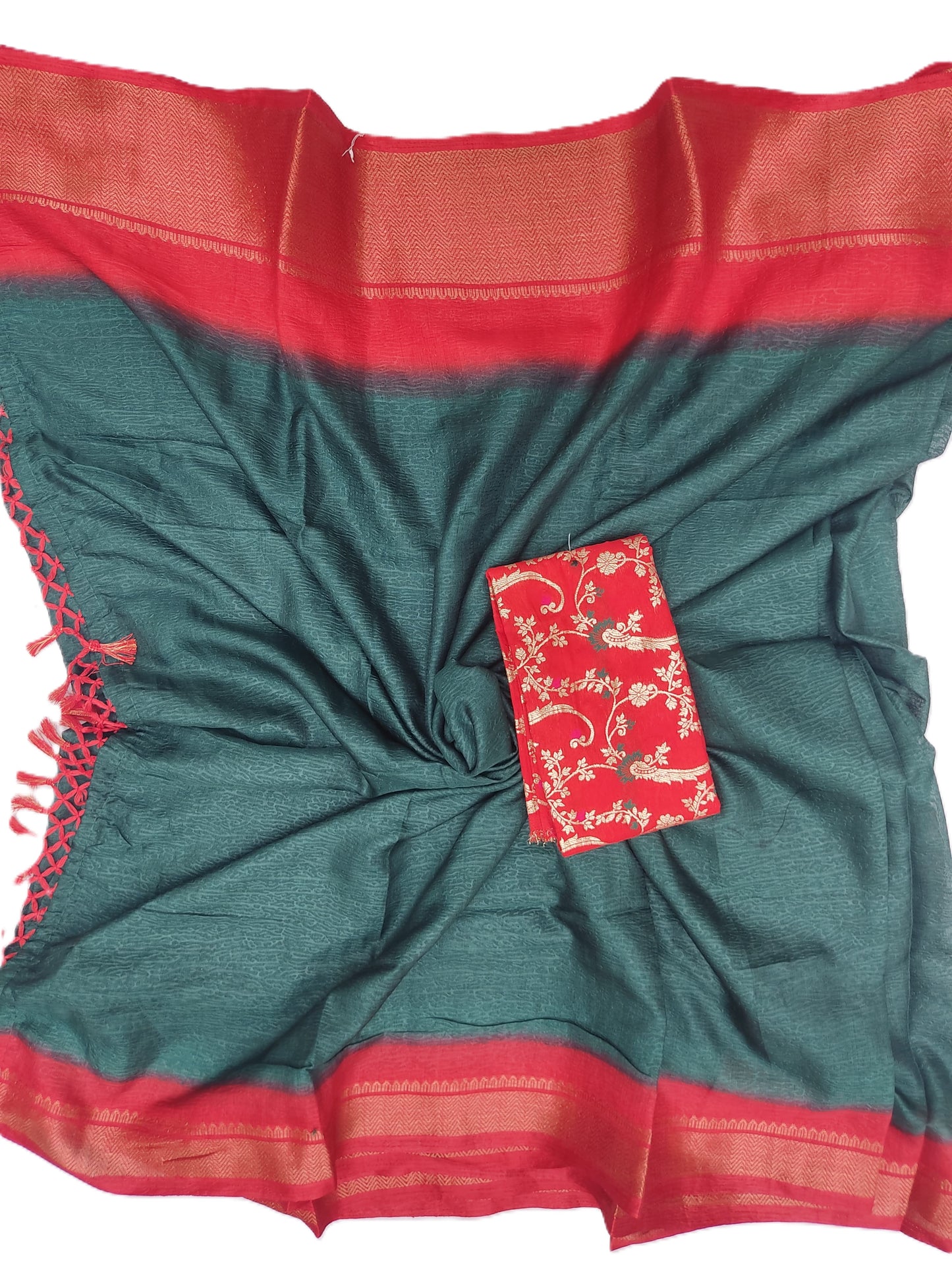 Plain Fancy Saree