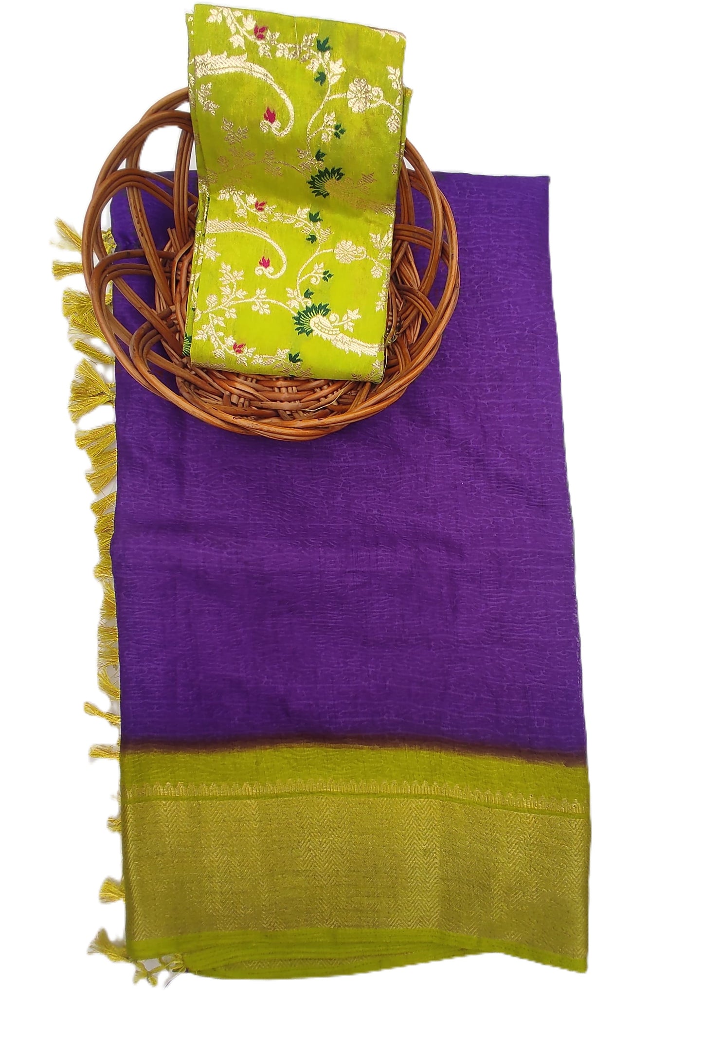 Plain Fancy Saree