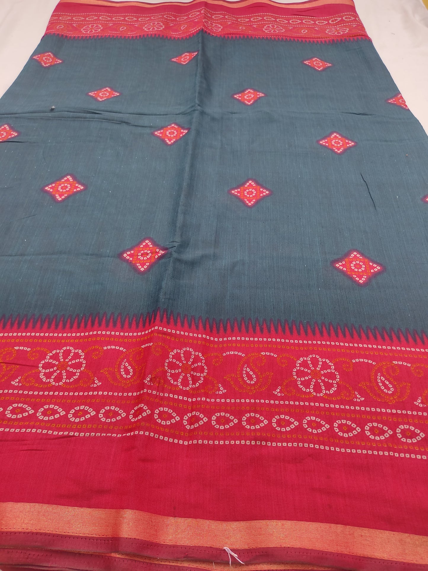 Cotton Silk Saree