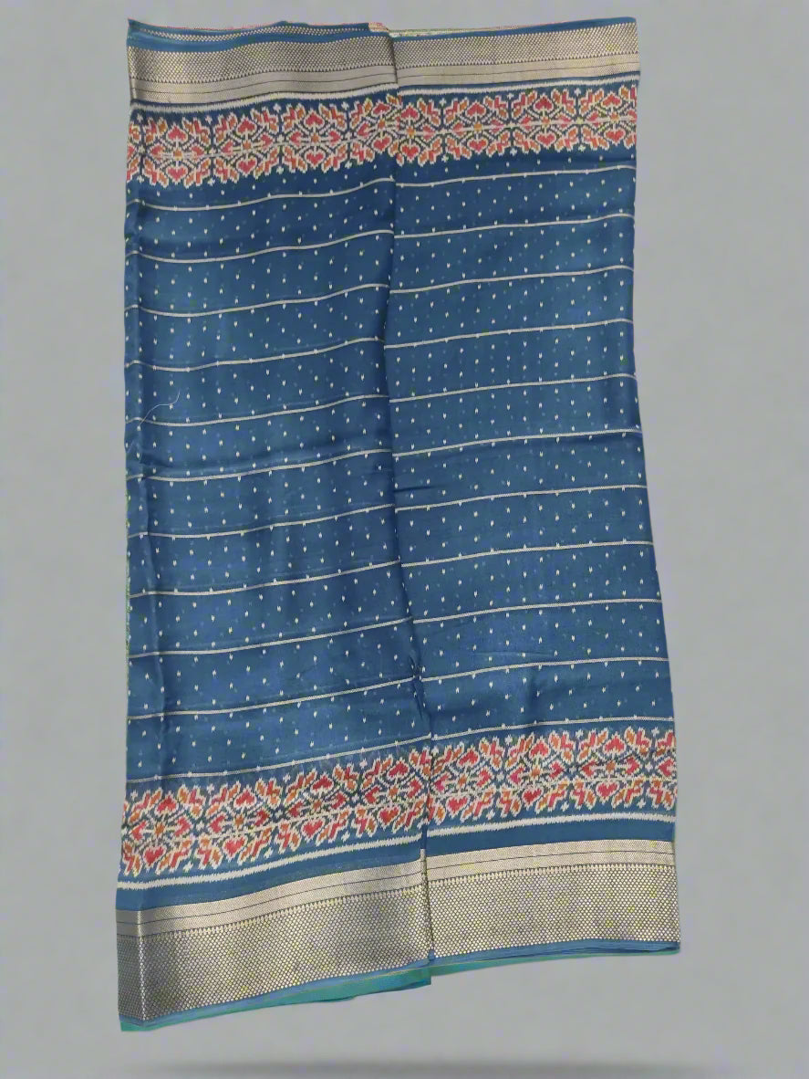 Synthetic printed saree
