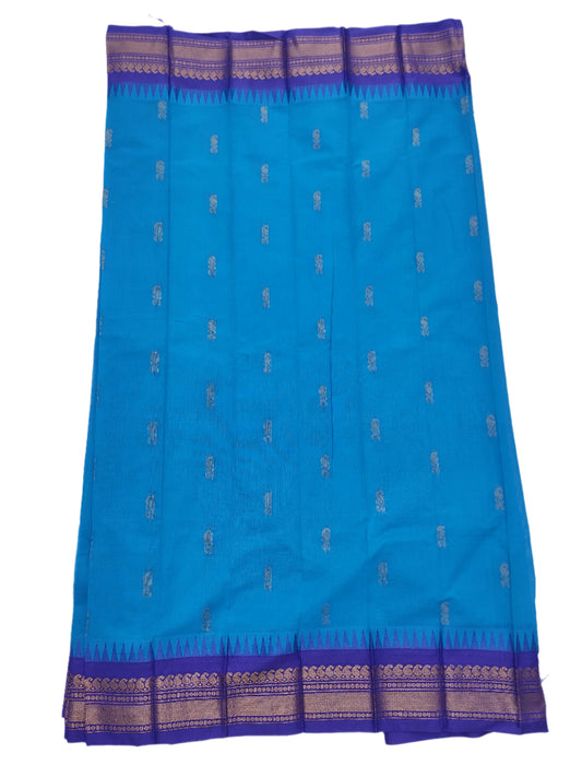 Gadwal Cotton Saree (no blouse)