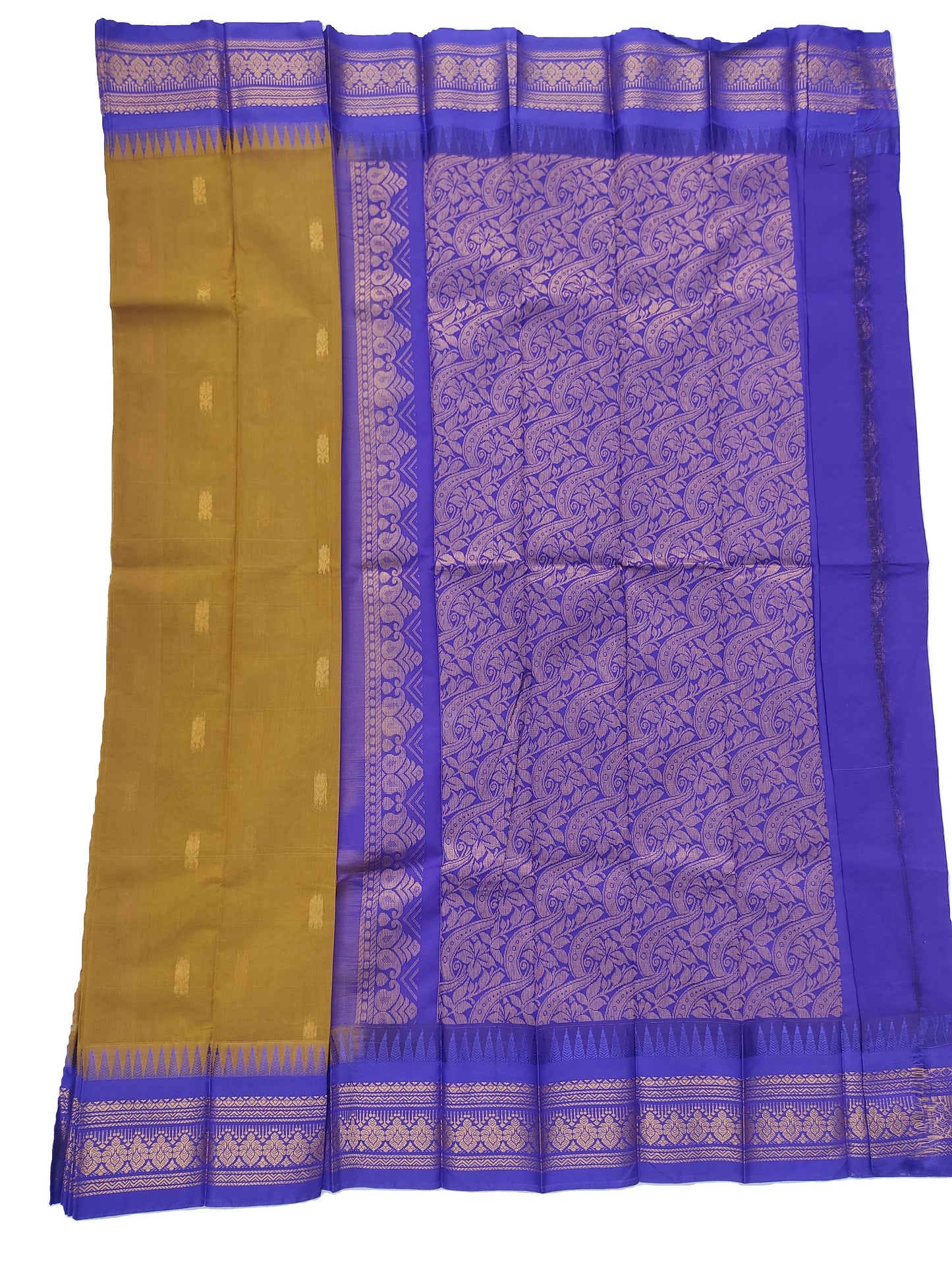 Gadwal Cotton Saree (no blouse)