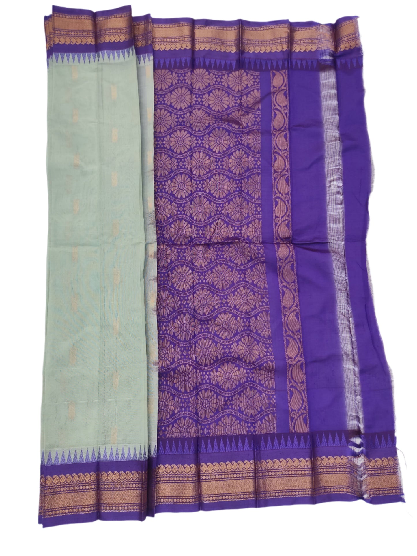 Gadwal Cotton Saree (no blouse)