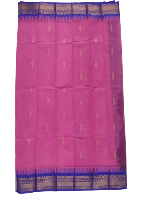 Gadwal Cotton Saree (no blouse)