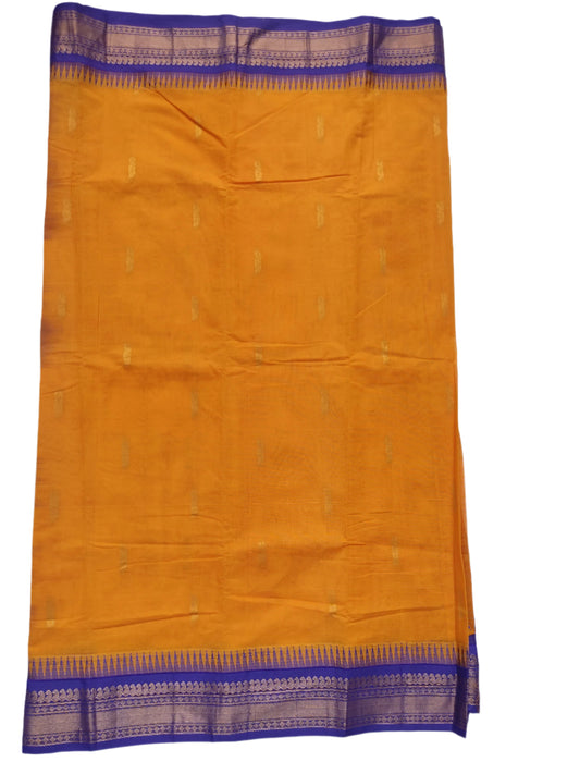 Gadwal Cotton Saree (no blouse)