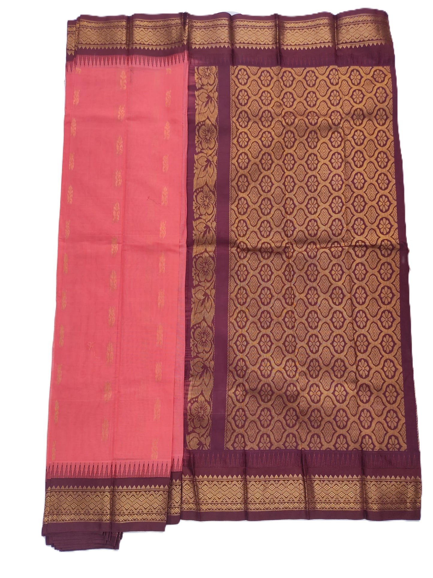 Gadwal Cotton Saree (no blouse)