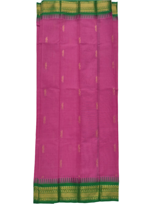 Gadwal Cotton Saree (no blouse)