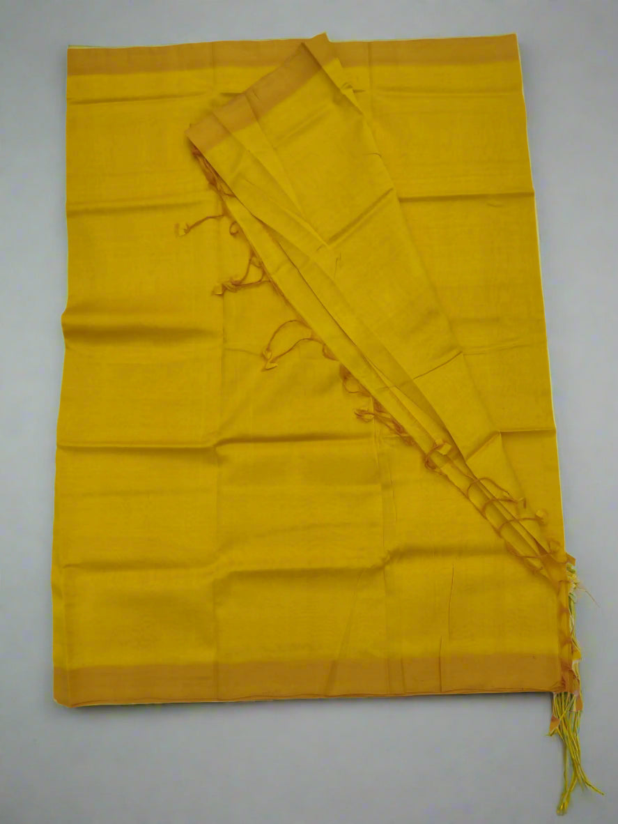 Mangalagiri pattu plain silk saree