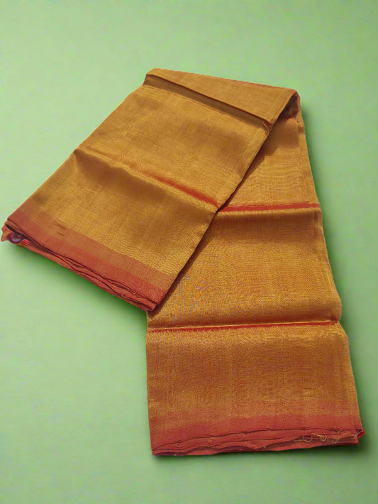 Mangalagiri pattu plain silk saree
