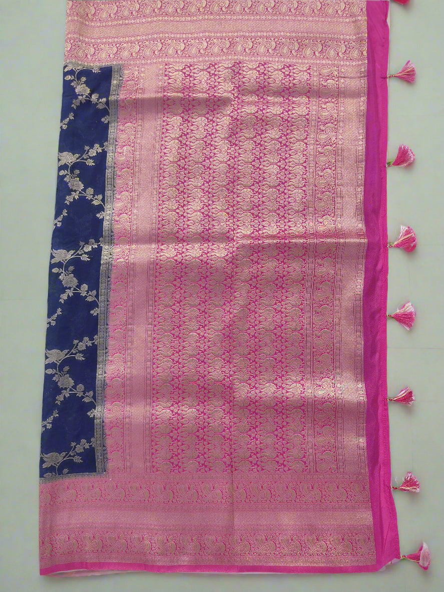 Banaras Fancy Saree – Designer Party Wear with Rich Banarasi Weave