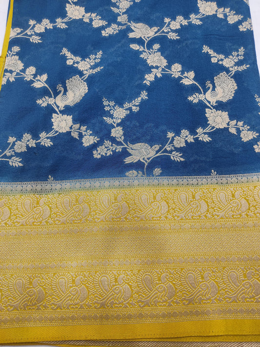 Banaras Fancy Saree – Designer Party Wear with Rich Banarasi Weave
