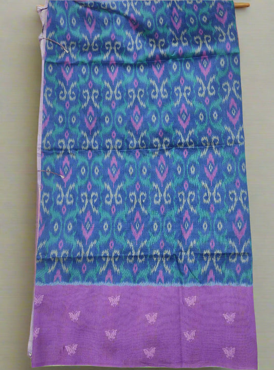 Binary Ikkat Fancy Saree – Designer Handwoven Party Wear