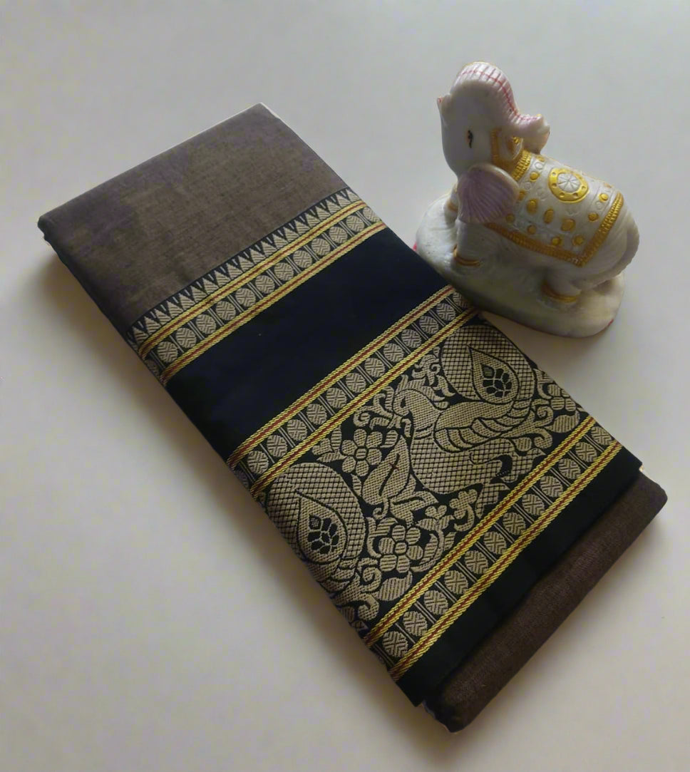Narayanpet Cotton Saree – Authentic Handloom Saree with Traditional Border