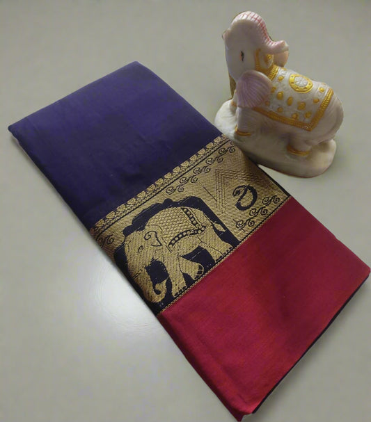 Narayanpet Cotton Saree – Authentic Handloom Saree with Traditional Border